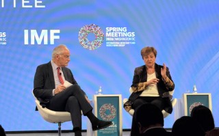 直击IMF春会|全球经济多重不确定下 ，IMF总裁警告“不要人为放大原油供给冲击”