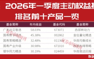 2026年二季度股市买啥？公募一季度领跑者们这样说