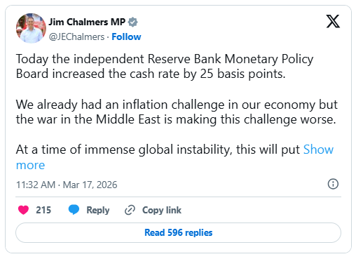 通胀风暴再临！澳联储惊险通过连续加息，5:4投票结果削弱鹰派成色  第3张