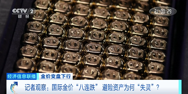 国际金价“八连跌” 避险资产为何“失灵	”  第2张