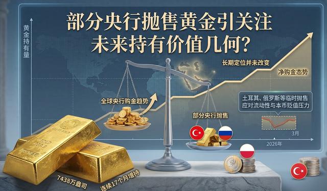 部分央行抛售黄金引关注 未来持有价值几何？  第3张