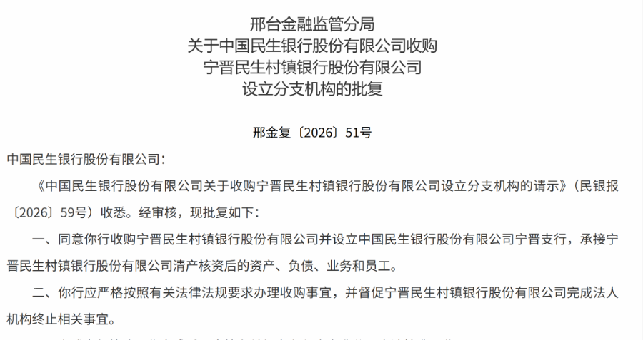 民生银行“村改支	”再落一子  第1张